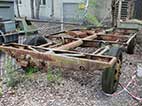 Anhänger B2, Luftwaffe Funkkoffer, Kofferwagen Fahrgestell, Anhänger, Luftwaffe, Wehrmacht