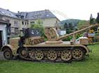 Zgkw 18t, Famo F3,  Sd.Kfz. 9/1, Bilstein Kran 6t, Zugkraftwagen, Halbkette, Halbkettenfahrzeug, Wehrmacht